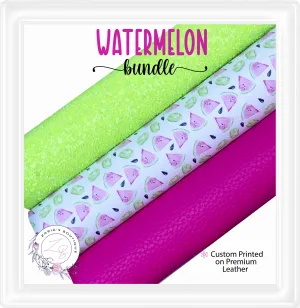 ⋅ Juicy Watermelon ⋅ Premium Custom Vegan Faux Leather Bundle