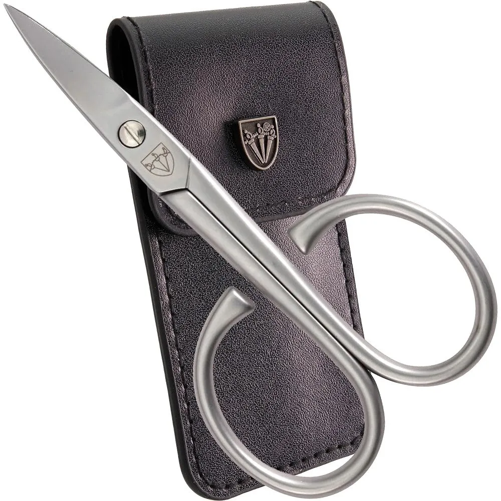 Kellermann 3 Swords 2-in-1 Nail & Cuticle Scissors: Premium Hand-Sharpened INOX Stainless Steel AE 1930