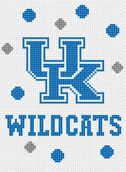 Kentucky Logo Flag Canvas