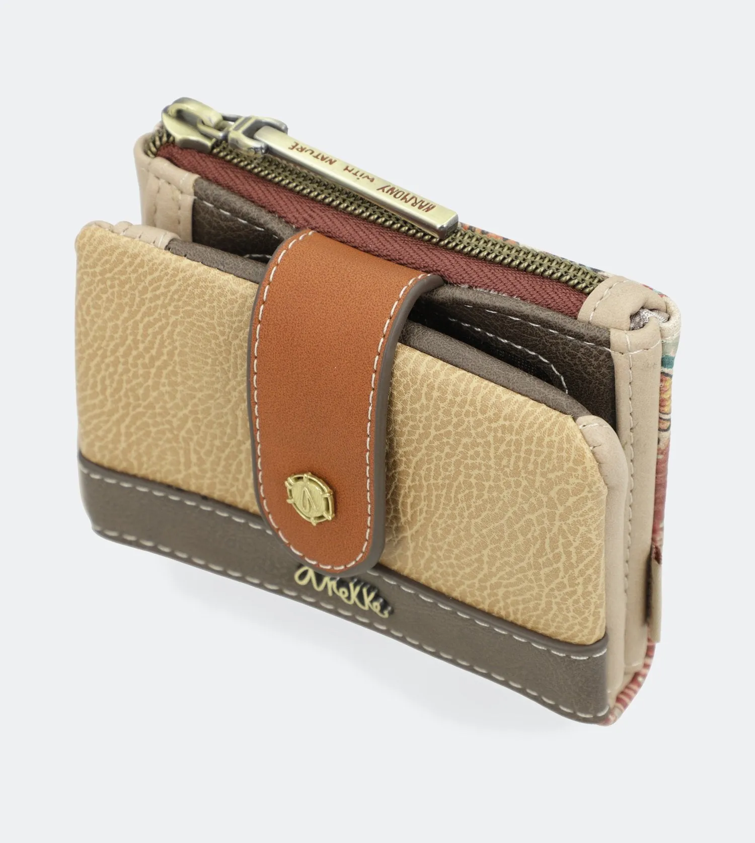 Kenya Wallet with a zip