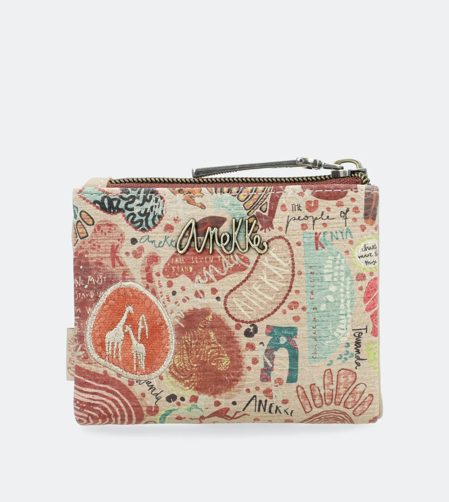 Kenya Wallet with a zip