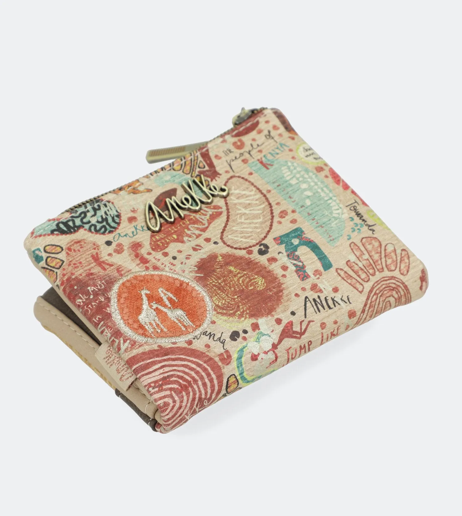 Kenya Wallet with a zip