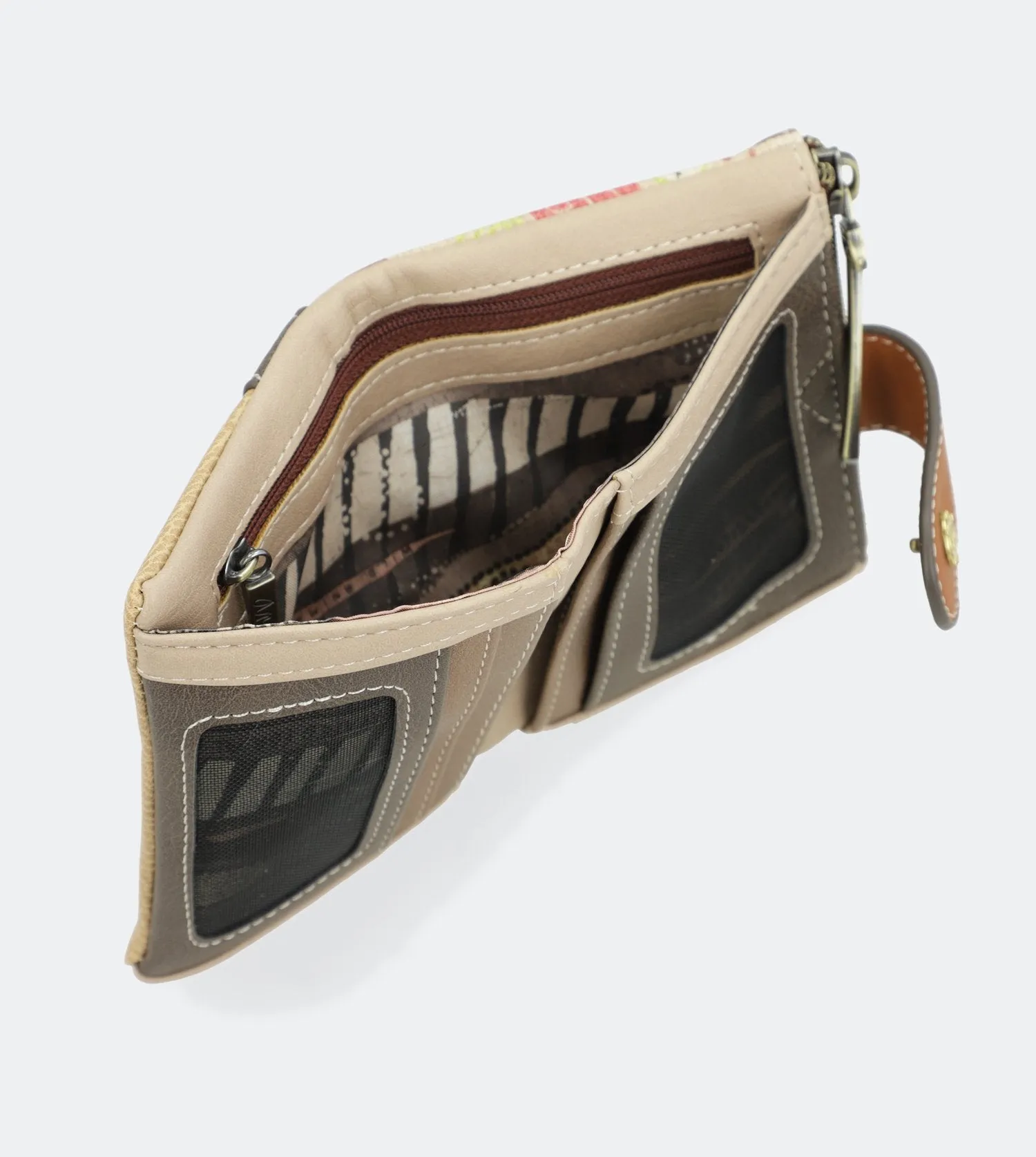Kenya Wallet with a zip