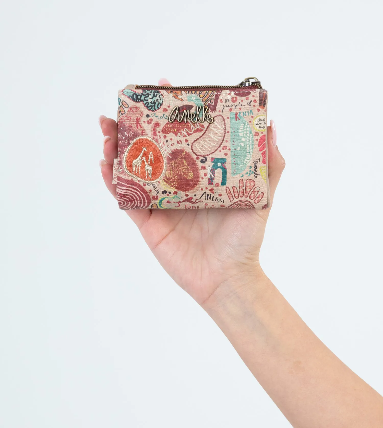 Kenya Wallet with a zip