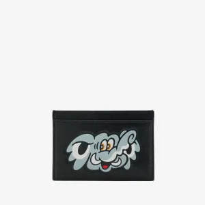 'KENZO VERDY MARKET' Leather Card Holder Black
