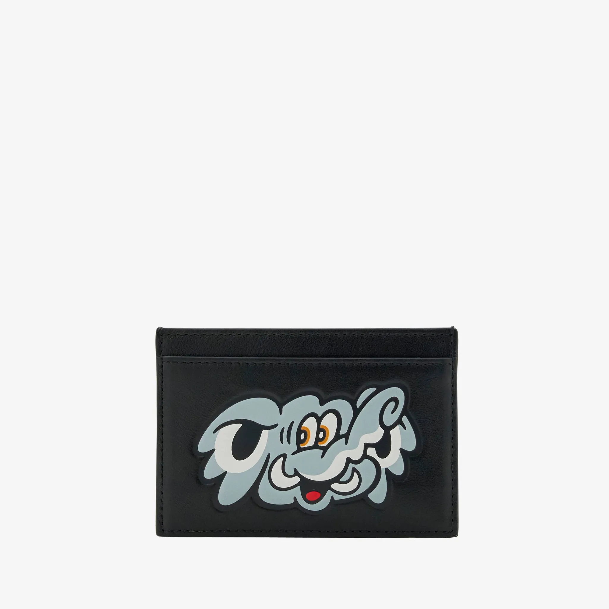 'KENZO VERDY MARKET' Leather Card Holder Black