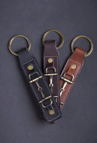 Keyring Snaffle Bit in Havana