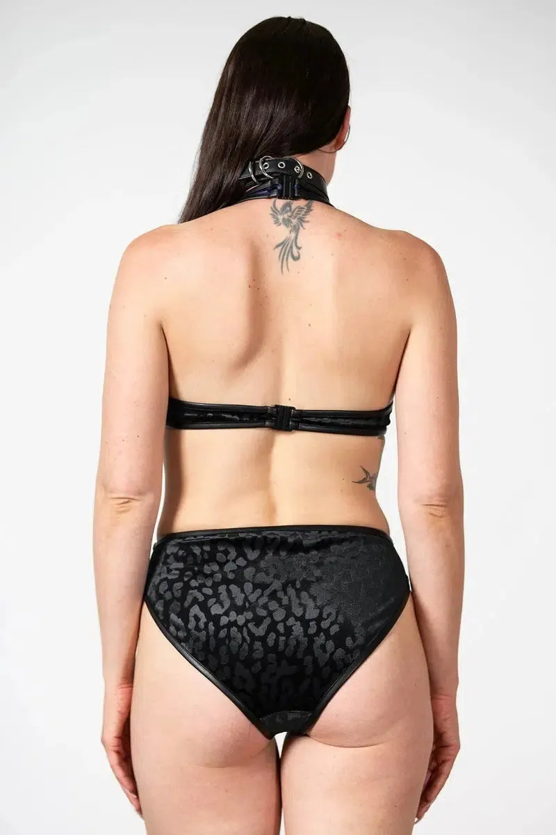 Killstar Barbarella Halter Bodysuit - Black