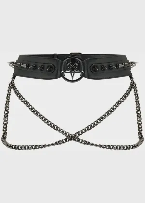 Killstar Restless Moon Belt Black