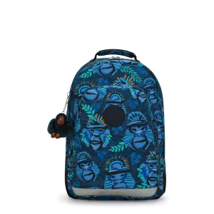 Kipling Class Room Blue Monkey Fun Large Backpack C2I7090-8HJ
