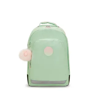 Kipling Class Room Soft Green Met Large Backpack C2I5213-5KY