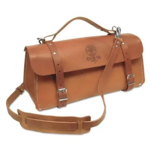 Klein Tools Deluxe Leather Bags, 1 Compartment, 8 in X 18 in, 5108-18