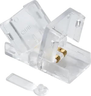 Knightsbridge LFCONIP2SS 12V/24V IP65 LED Flex Strip to Strip Connector - Single Colour