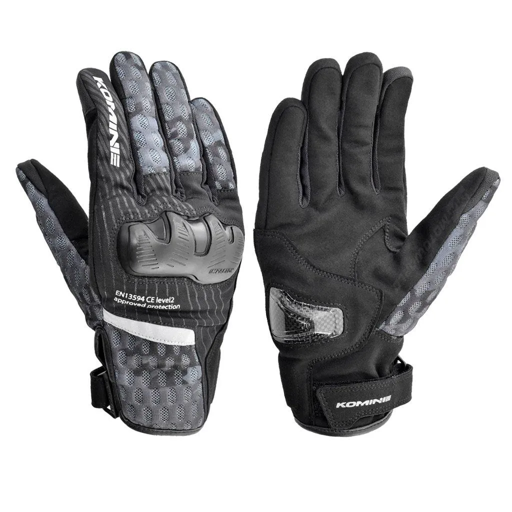KOMINE GK-244 SUPREME PROTECT COOLING MOTORCYCLE M-GLOVES