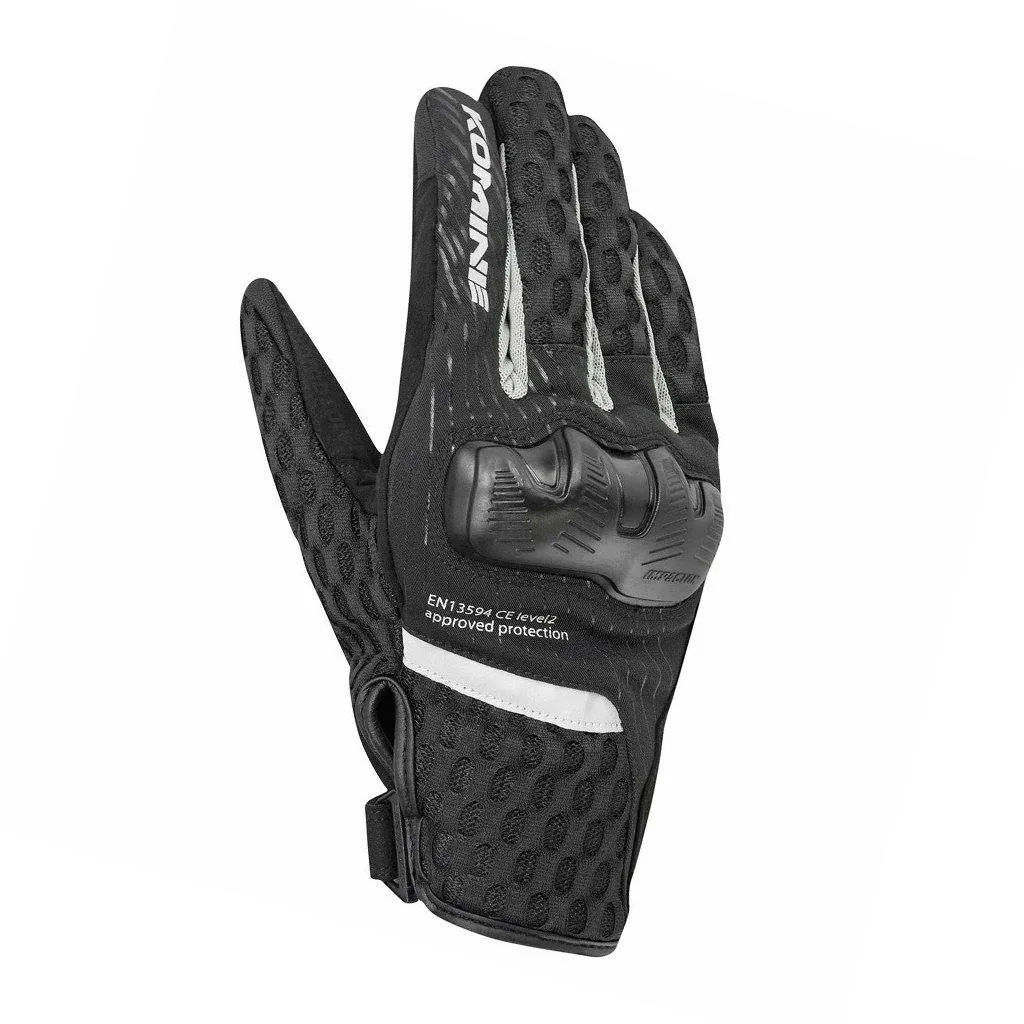 KOMINE GK-244 SUPREME PROTECT COOLING MOTORCYCLE M-GLOVES
