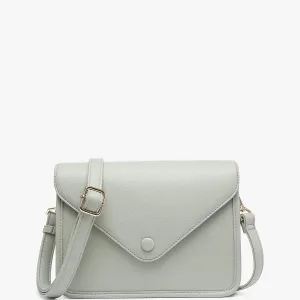 Lagos Envelope Sage Crossbody Clutch