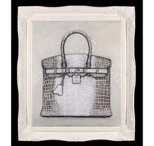 Large Limited Edition Himalayan Hermès Birkin Giclée
