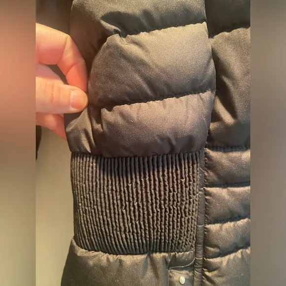 Laundry by Shelli Segel- Puffer Jacket w/Faux Fur Trim Hood, Black, Size XL,
