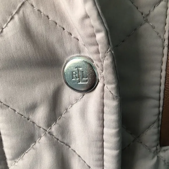 Lauren Ralph Lauren Petite Diamond-Quilted Jacket Size Medium