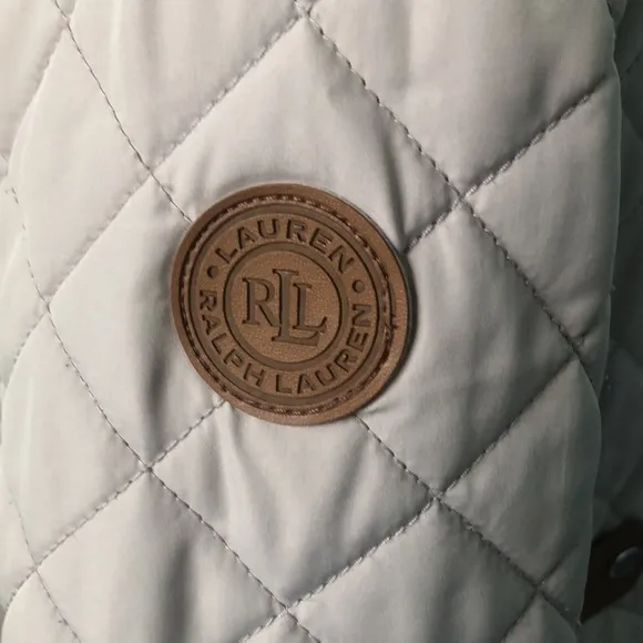 Lauren Ralph Lauren Petite Diamond-Quilted Jacket Size Medium