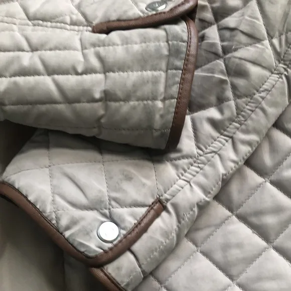Lauren Ralph Lauren Petite Diamond-Quilted Jacket Size Medium
