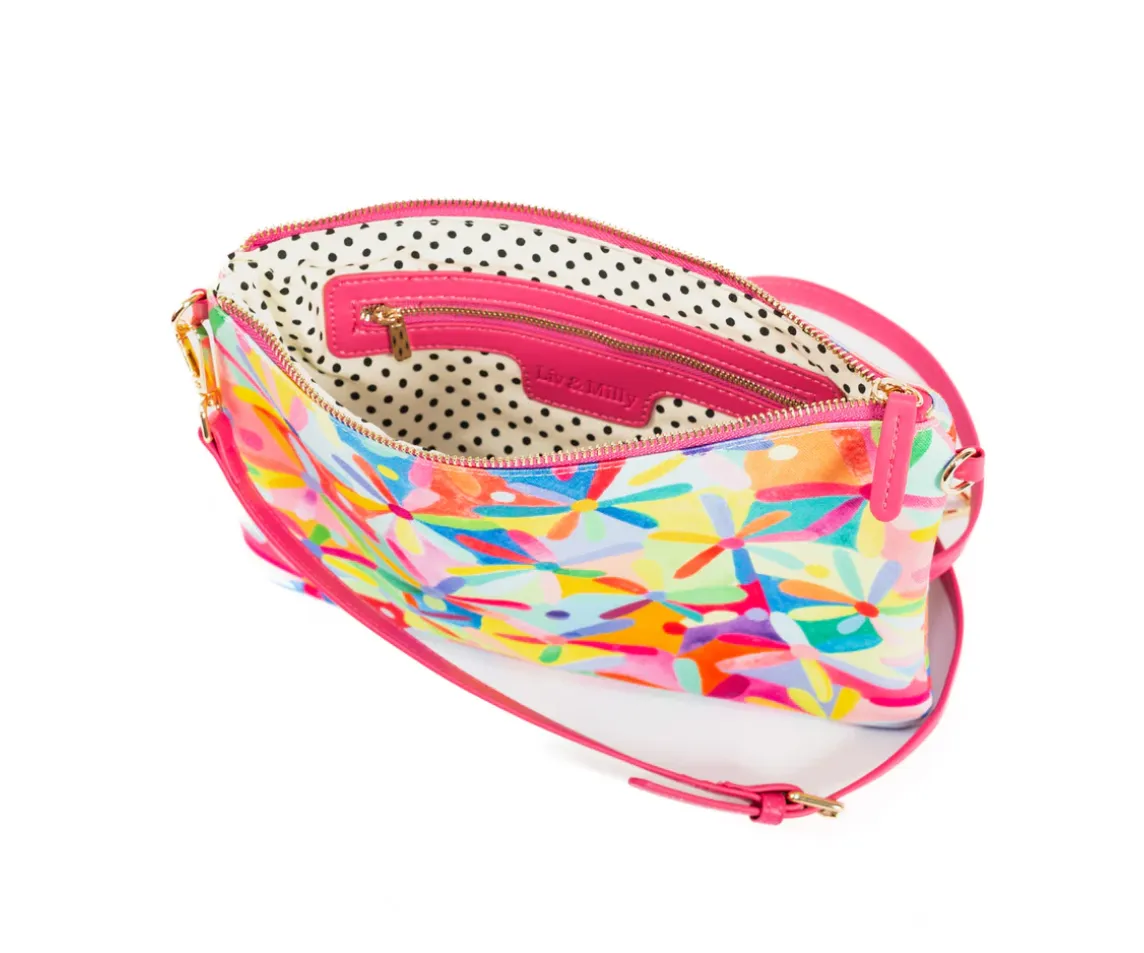 LDD-LCB-057 LG CROSSBODY DAISY