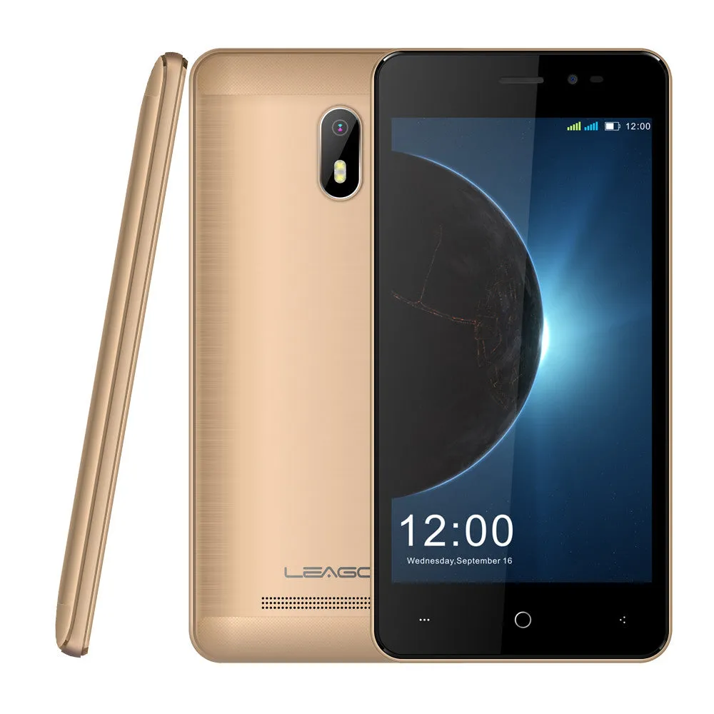 Leagoo Z6 4.97 Inch 1  8GB 1.3 GHz Quad-core Processor Smart Phone Gold