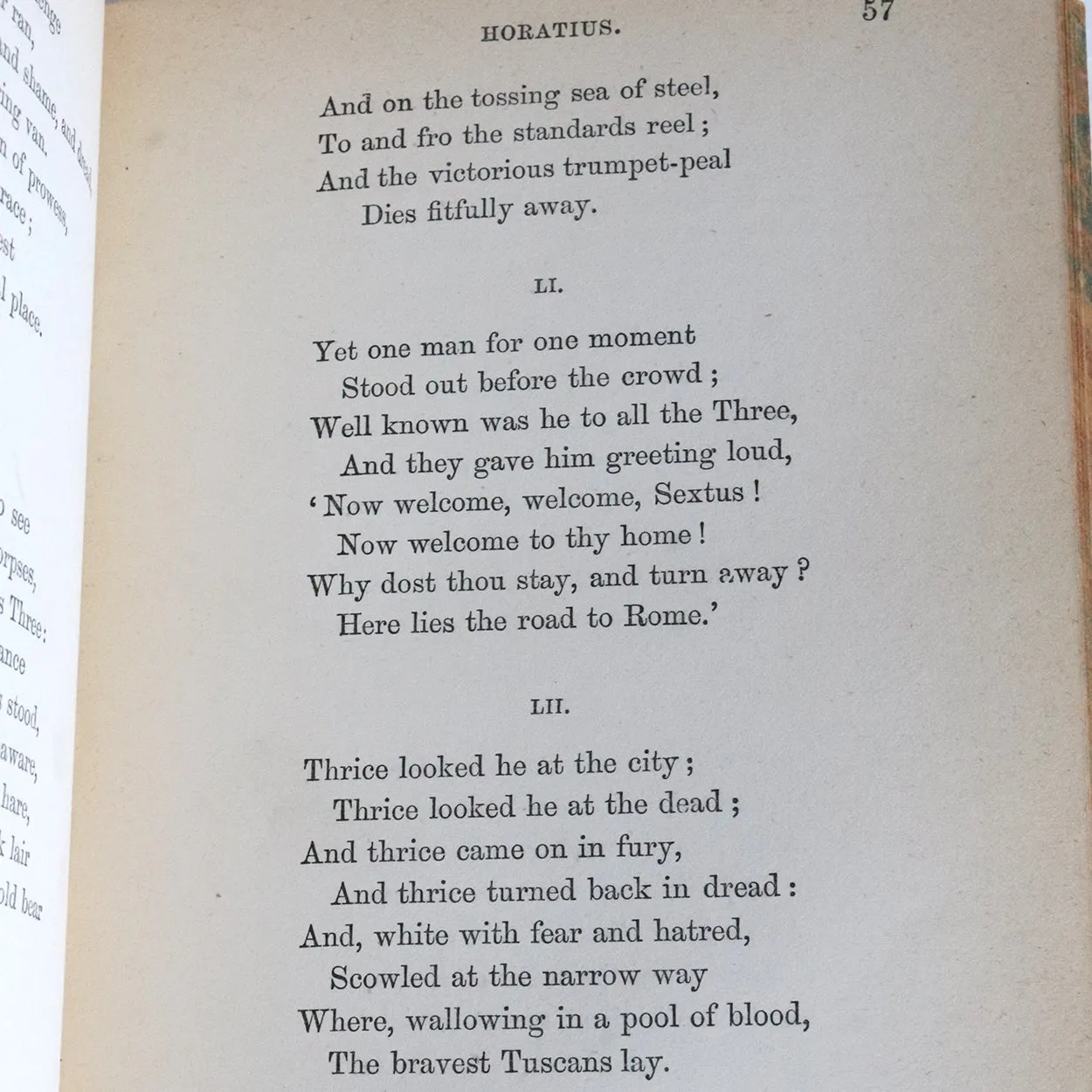 Leather Book: Lays of Ancient Rome with Ivry and the Armada by Lord Macaulay