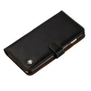 Leather Credit Card Case For iPhone 6  6S  7  With Coin Holder - Black
