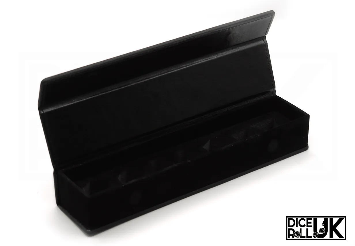 Leather Dice Box - Black