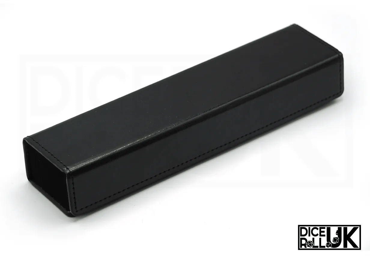 Leather Dice Box - Black