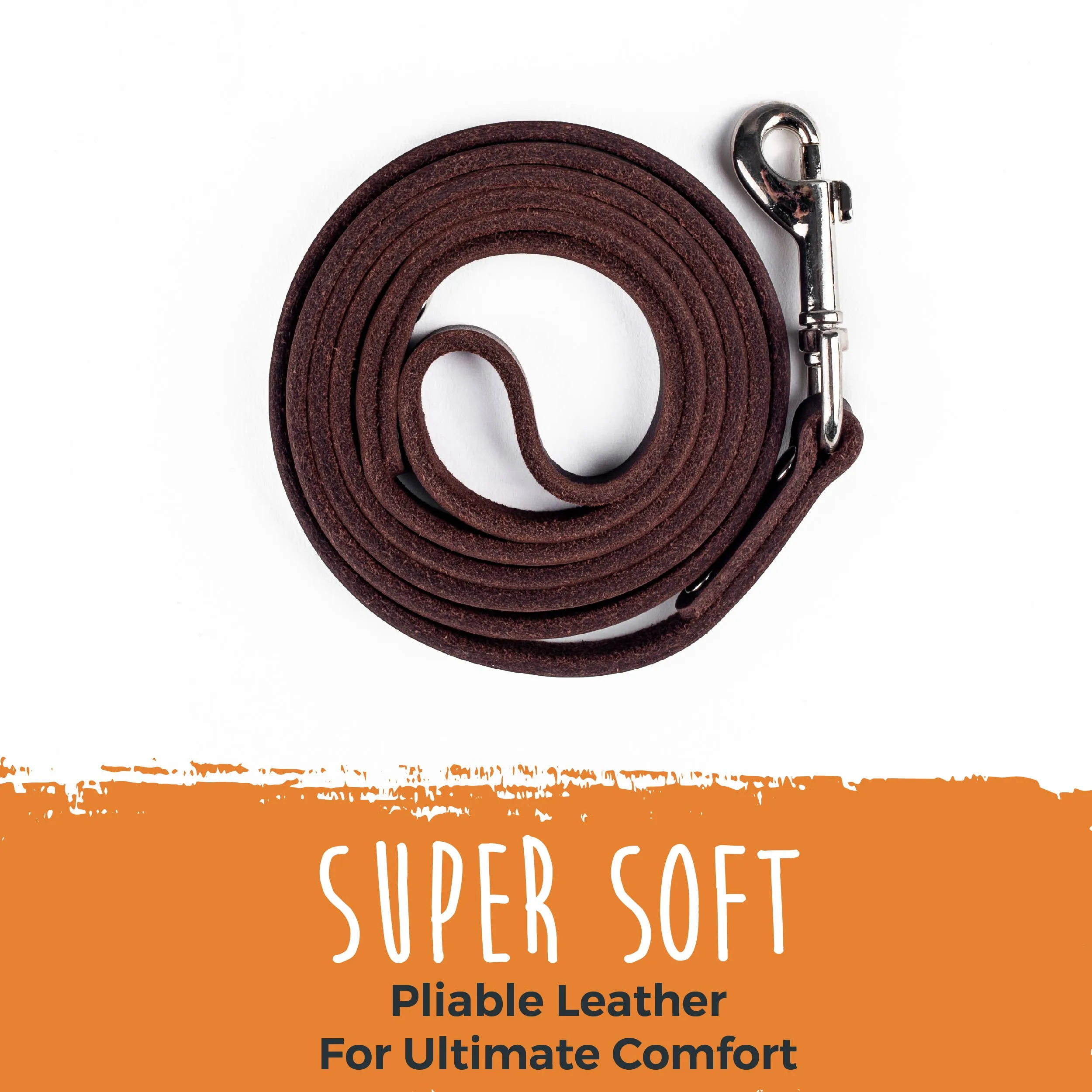 Leather Dog Leash (Distressed)
