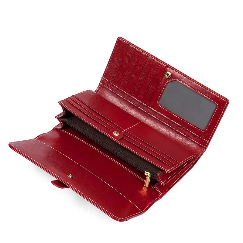 Leather Flap Wallet