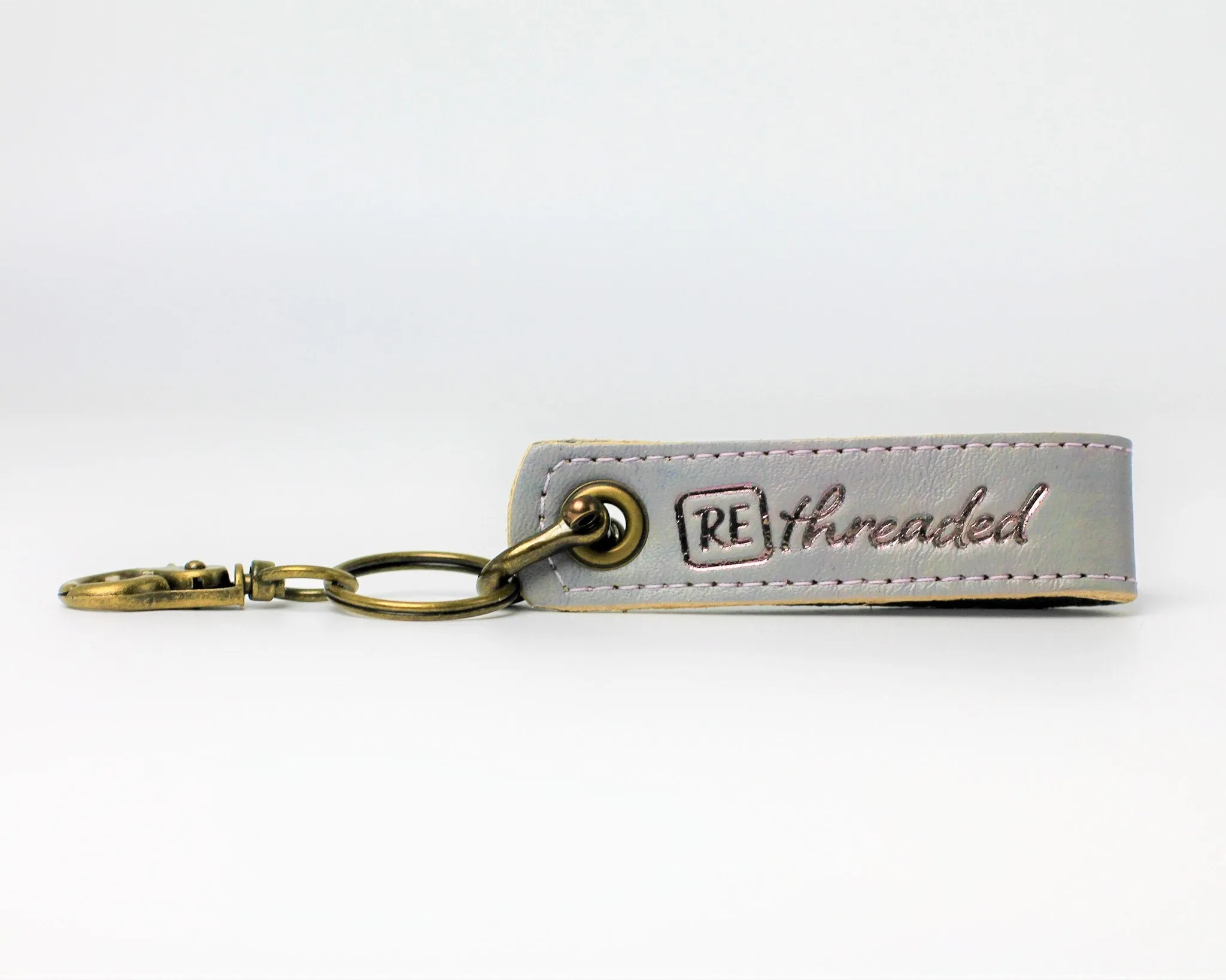Leather Loop Keychain / Dusk