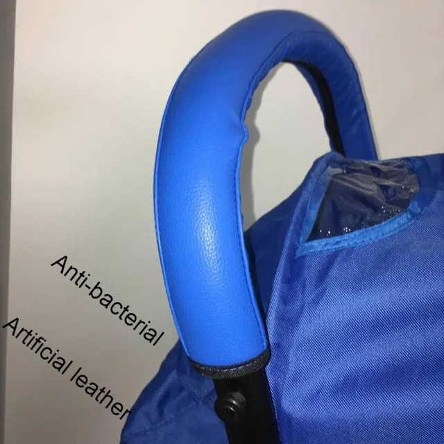 Leather Pushchair Armrest Case Protective Cover