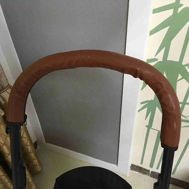 Leather Pushchair Armrest Case Protective Cover
