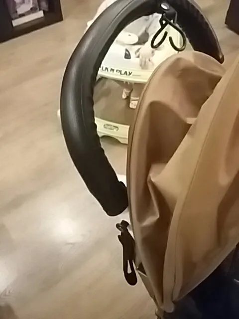 Leather Pushchair Armrest Case Protective Cover