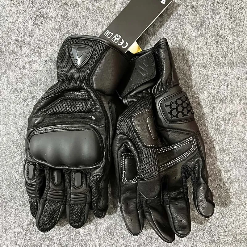 Leather Touch Screen Motorcycle Gloves | RDV03