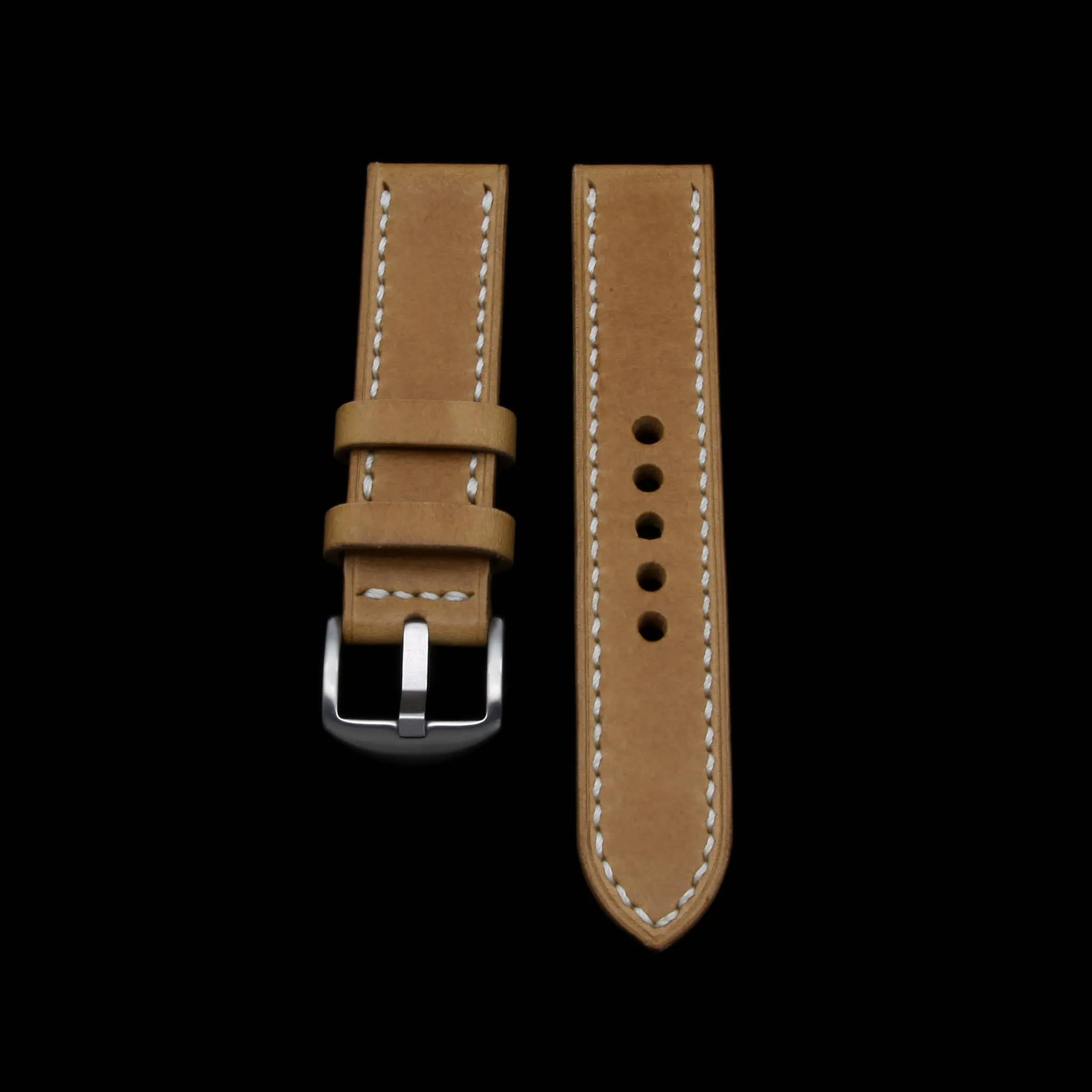 Leather Watch Strap, Sequoia 101 | Full Stitch