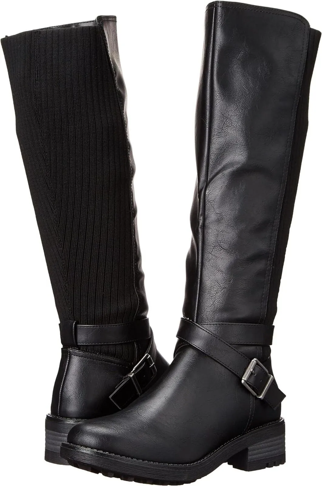 Lifestride Womens Karter Knee High Boot H7675M1 Black 7M