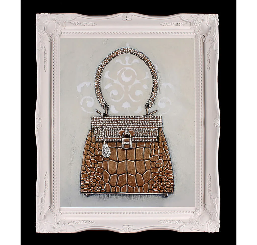 Limited Edition Hermès Kelly Sac-Bijou Giclée Painting