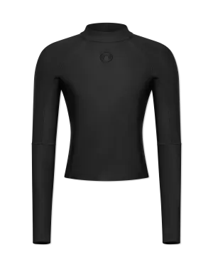 Logo-Embossed Stretch Top