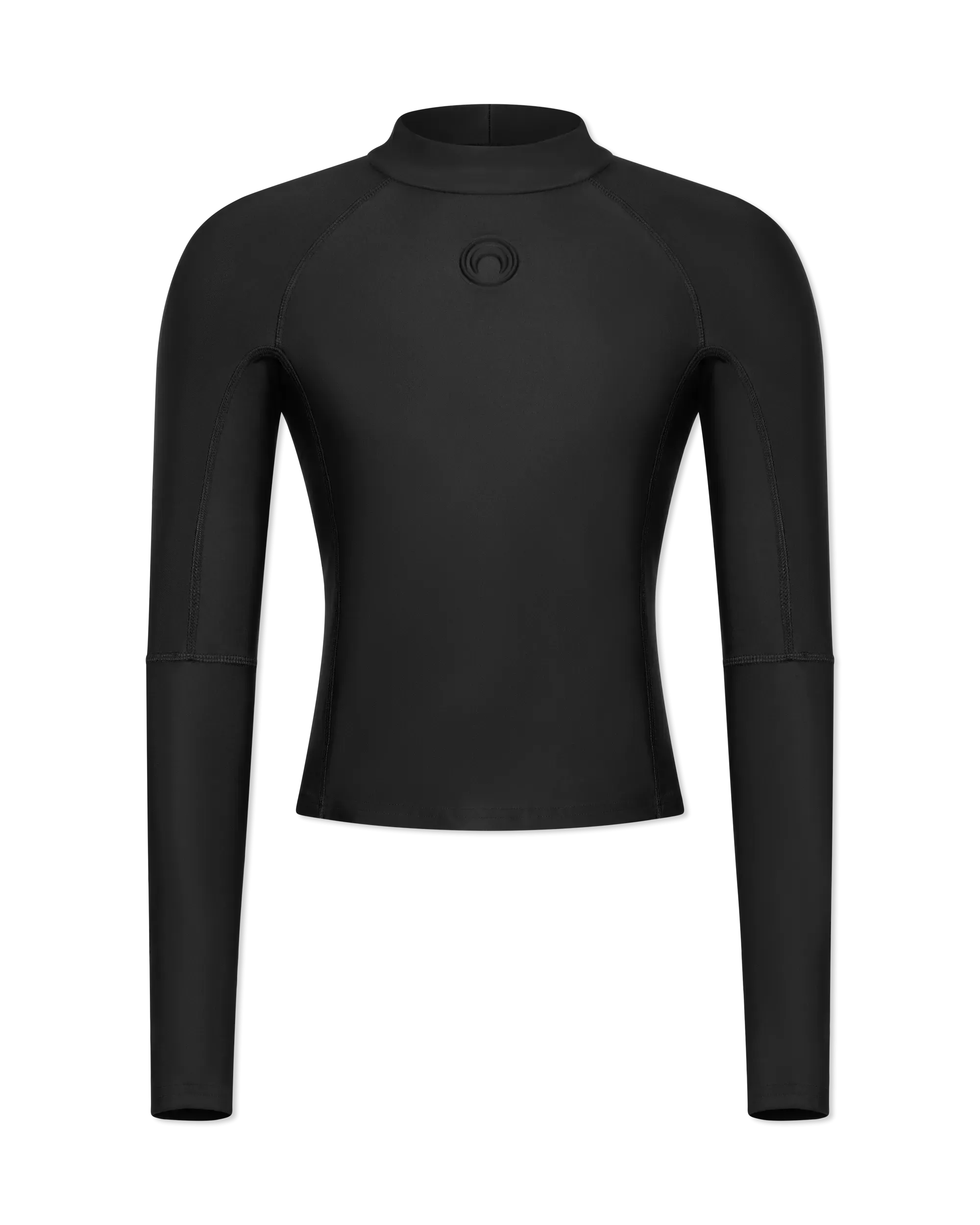 Logo-Embossed Stretch Top