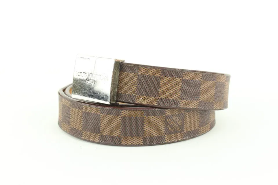 Louis Vuitton 75/30 Damier Ebene Belt 3LV325V