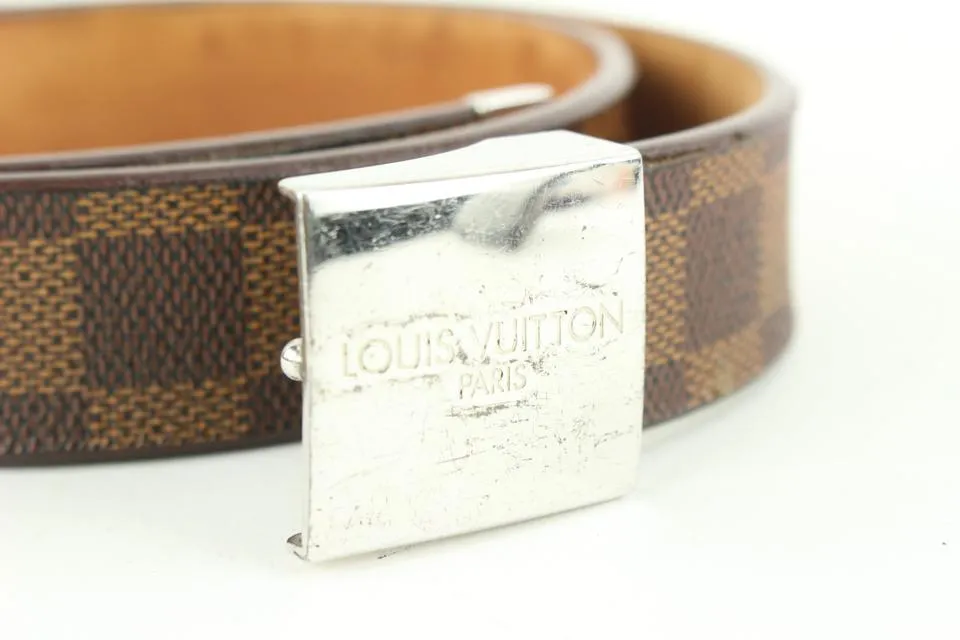Louis Vuitton 75/30 Damier Ebene Belt 3LV325V