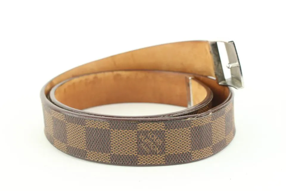 Louis Vuitton 75/30 Damier Ebene Belt 3LV325V