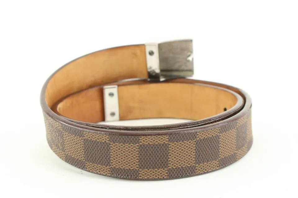 Louis Vuitton 75/30 Damier Ebene Belt 3LV325V
