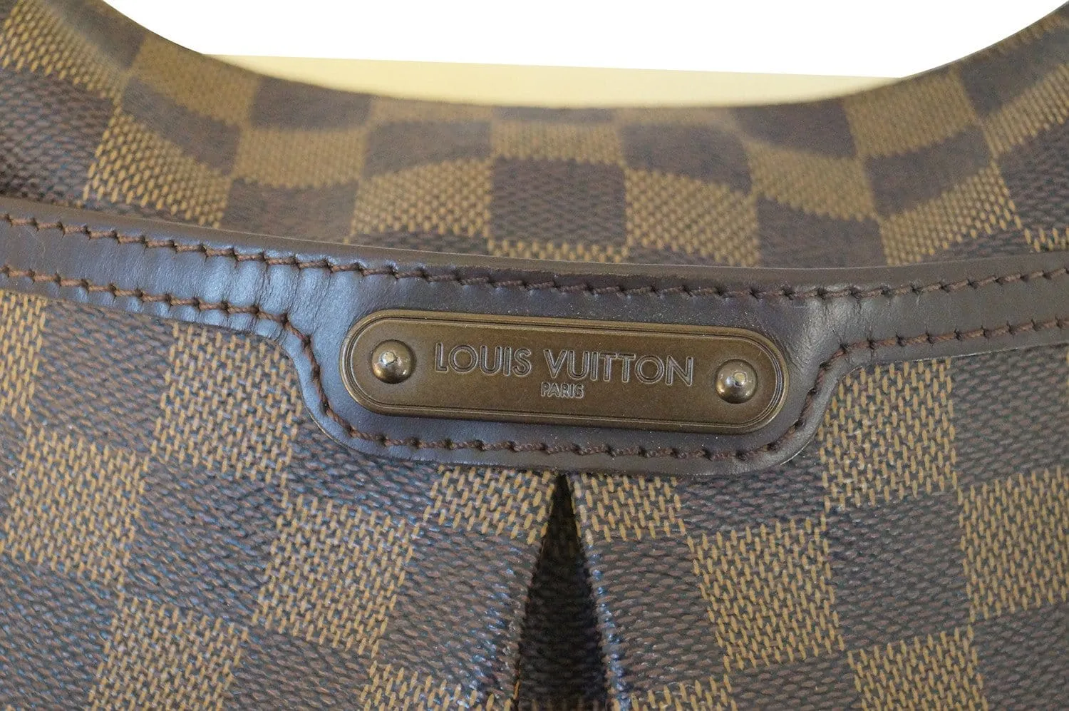 LOUIS VUITTON Damier Ebene Bloomsbury Pm Shoulder Bag