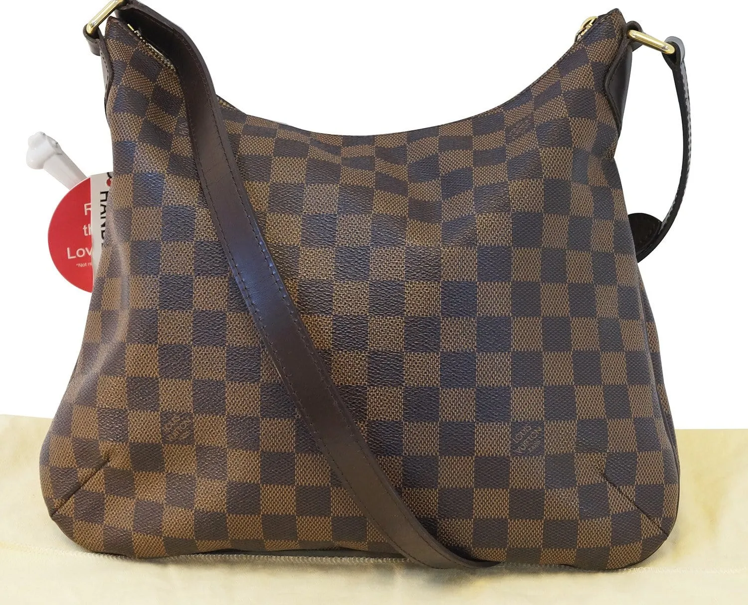 LOUIS VUITTON Damier Ebene Bloomsbury Pm Shoulder Bag
