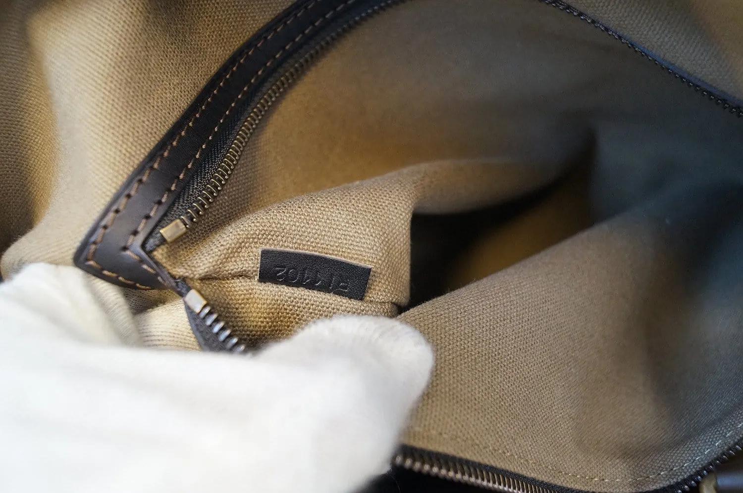LOUIS VUITTON Keepall 55 Bandouliere Utah Dark Brown Travel Bag